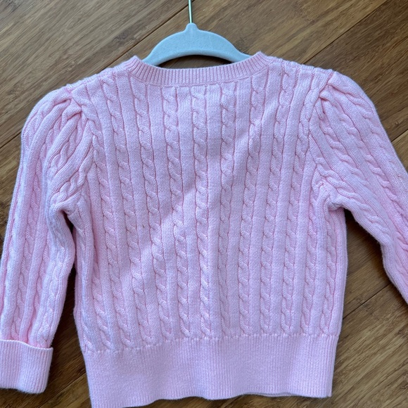 Ralph Lauren Pink Cable Knit Cardigan - Picture 3 of 7